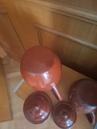 2 Pucheros Vintage Terracota