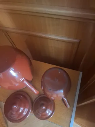 2 Pucheros Vintage Terracota