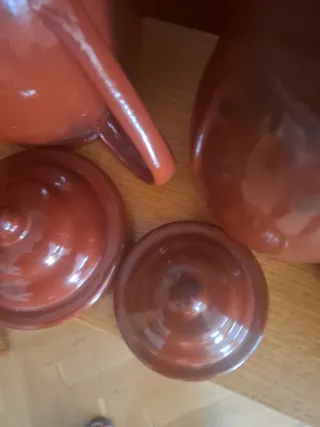 2 Pucheros Vintage Terracota