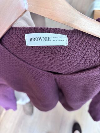 Rebeca Burdeos Brownie Talla XS