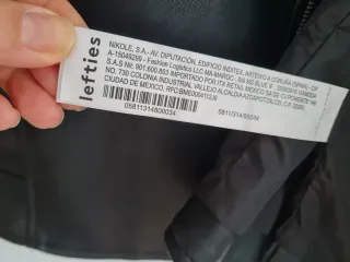 Cazadora Biker Bershka Negra Talla M