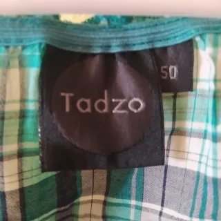 Camisa cuadros verde y blanca