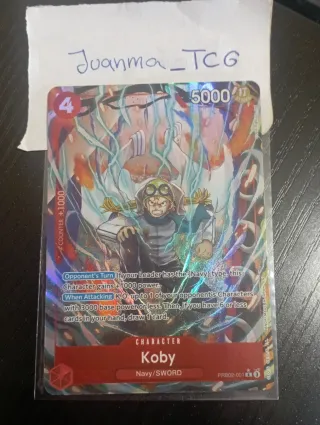 Koby R* FullArt PRB02 One Piece TCG