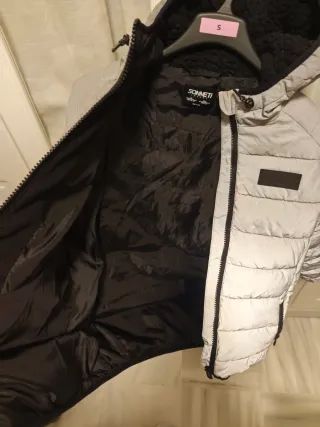 Abrigo Sonneti efecto metalizado Talla S