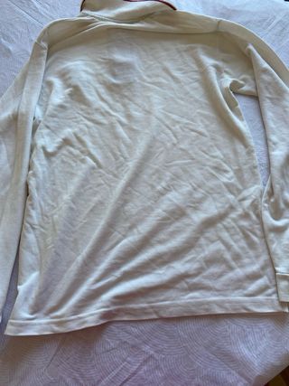 Polo manga larga blanco