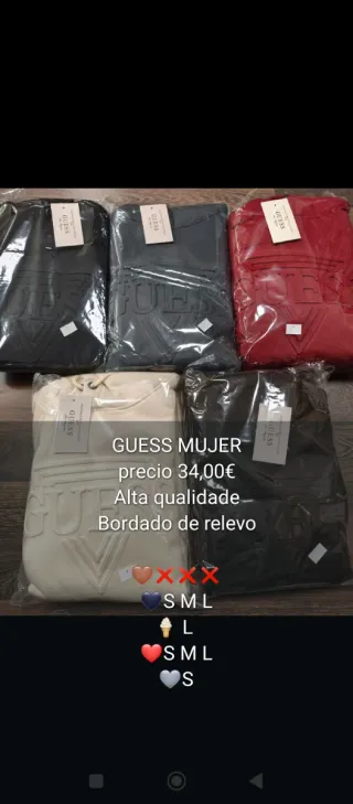 Conjunto Guess morado Hay más tallas info tlf