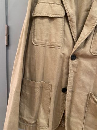 Chaqueta Timberland Algodón y Lino Beige