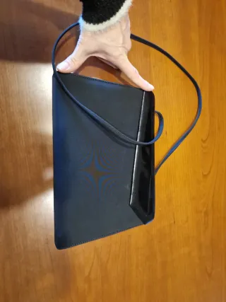 Borsetta Melluso elegante tessuto/vernice