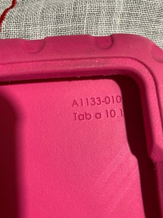 Funda rosa para tablet infantil