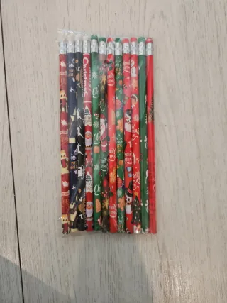 14:Lápices de Navidad con Diseño Festivo