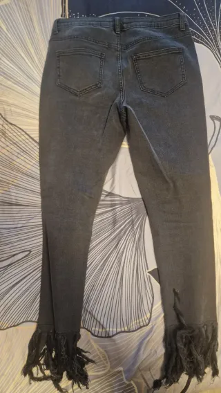 Tejano elástico rosa/rojo