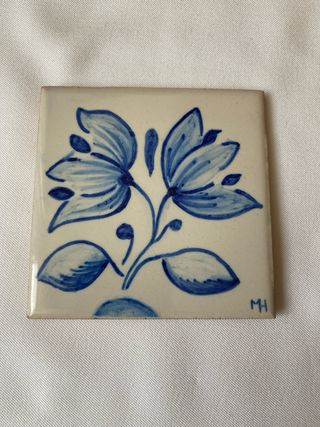 Azulejos Viúva Lamego Flor Azul