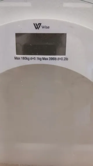 Báscula electrónica de cristal