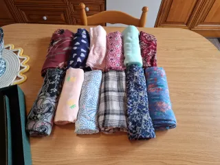 Fulares de cuello estampados