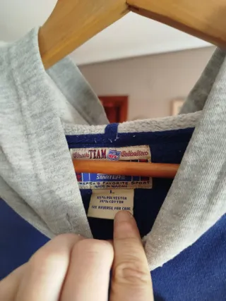 Sudadera Starter Cowboys Dallas Azul Gris