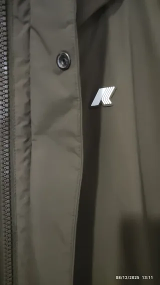 K-Way Giacca Lunga Uomo Verde Taglia 2X Large