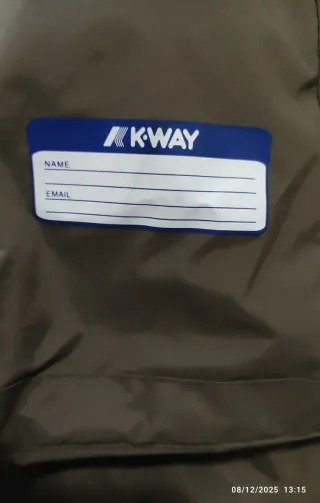 K-Way Giacca Lunga Uomo Verde Taglia 2X Large