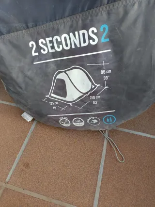 Tienda de campaña 2 Seconds 2 personas