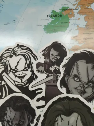 5 Pegatinas Chucky