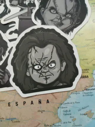 5 Pegatinas Chucky