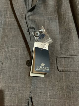 Abito lana Tasmania Fusaro tg 46 con cartellino