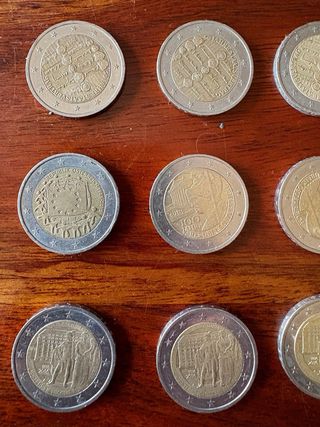 Lote 12 Monedas 2€ Conmemorativas Austria