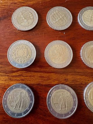 Lote 12 Monedas 2€ Conmemorativas Austria