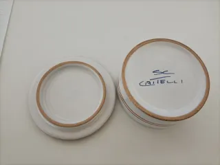 Portagioie in ceramica decorato