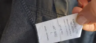 Giacca ecopelle nera Made in Italy Tg L