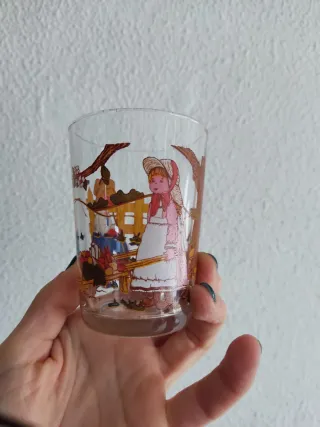 Copo infantil vidro made in france vintage