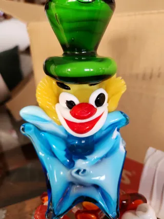 Pagliaccio Diabolico in Cristallo Murano Multicolore