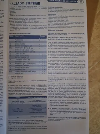 Zapato de seguridad mujer Opsial Step Trail