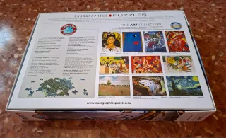 Puzzle 1000 pz Salvador Dalí, reloj blando...