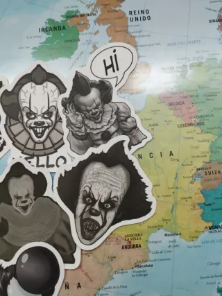 7 Pegatinas Pennywise