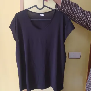 Camiseta deportiva negra talla XXXL
