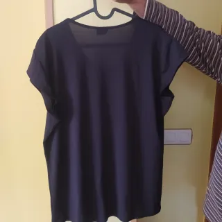 Camiseta deportiva negra talla XXXL