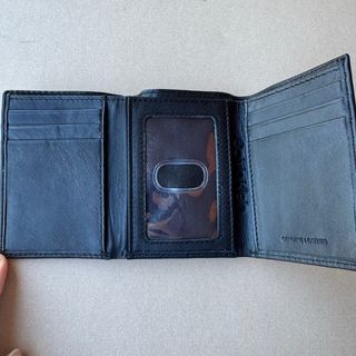 Cartera Calvin Klein Piel Trifold Negra