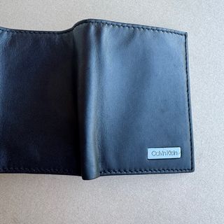 Cartera Calvin Klein Piel Trifold Negra