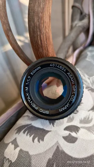 Pentax ME con 2 objetivos y funda