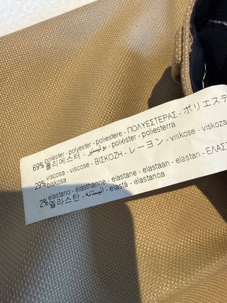 Pantalón de pinzas Zara beige sin estrenar