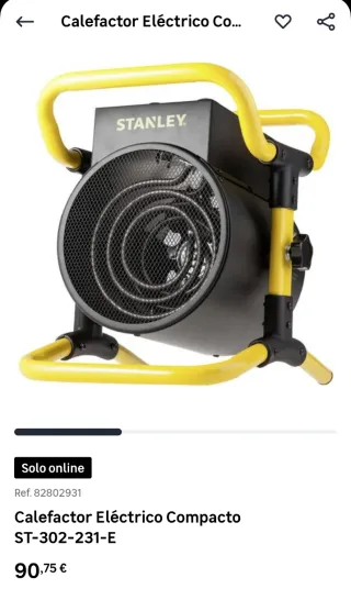 Calefactor Stanley 2.0kW