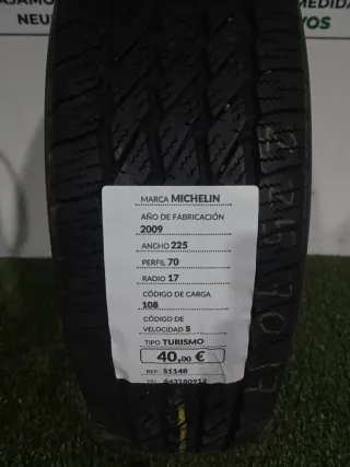 225 70 17 108S MICHELIN CROSS TERRAIN