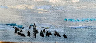 Óleo Puerto Barcelona