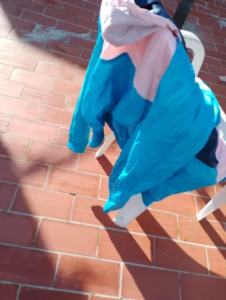 Chaqueta Adidas Rosa y Azul