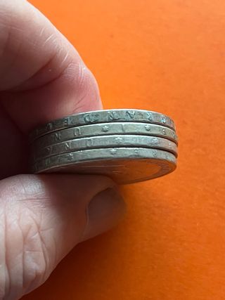 Lote de monedas 100 ptas 1966 F. Franco , plata.