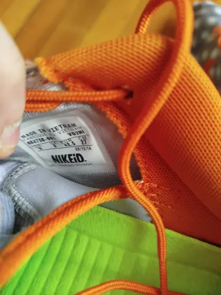 Nike Roshe Run grises y naranjas