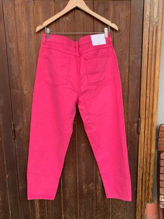 Pantalón ancho rosa