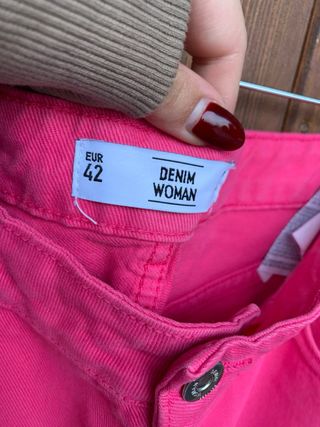 Pantalón ancho rosa