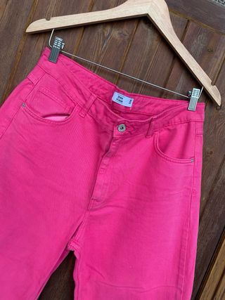 Pantalón ancho rosa