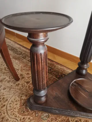 Expositor de madera para plantas